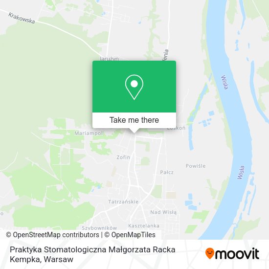 Praktyka Stomatologiczna Małgorzata Racka Kempka map