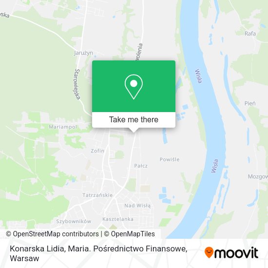 Konarska Lidia, Maria. Pośrednictwo Finansowe map