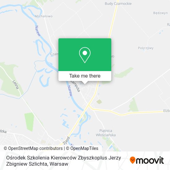 Ośrodek Szkolenia Kierowców Zbyszkoplus Jerzy Zbigniew Szlichta map