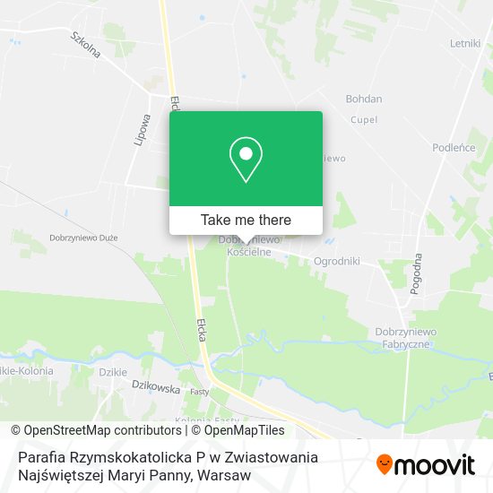 Parafia Rzymskokatolicka P w Zwiastowania Najświętszej Maryi Panny map