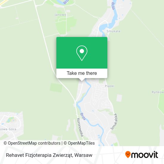 Rehavet Fizjoterapia Zwierząt map