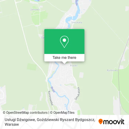 Карта Usługi Dźwigowe, Goździewski Ryszard Bydgoszcz