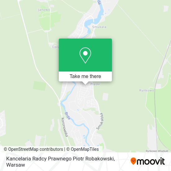 Kancelaria Radcy Prawnego Piotr Robakowski map