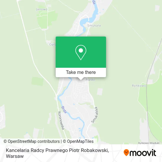 Карта Kancelaria Radcy Prawnego Piotr Robakowski
