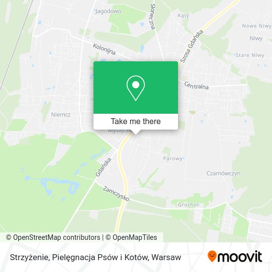 Strzyżenie, Pielęgnacja Psów i Kotów map