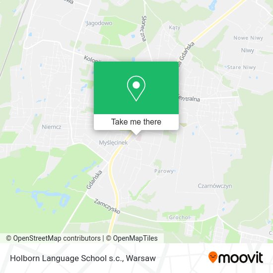 Holborn Language School s.c. map