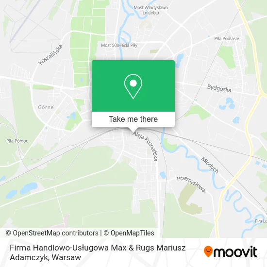 Карта Firma Handlowo-Usługowa Max & Rugs Mariusz Adamczyk