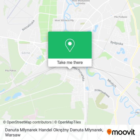 Danuta Młynarek Handel Okrężny Danuta Młynarek map