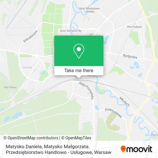 Matysko Daniela, Matysko Małgorzata. Przedsiębiorstwo Handlowo - Usługowe map