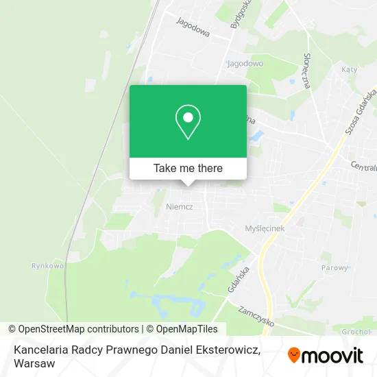 Карта Kancelaria Radcy Prawnego Daniel Eksterowicz