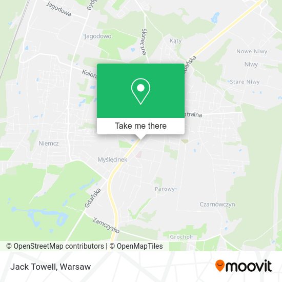 Jack Towell map