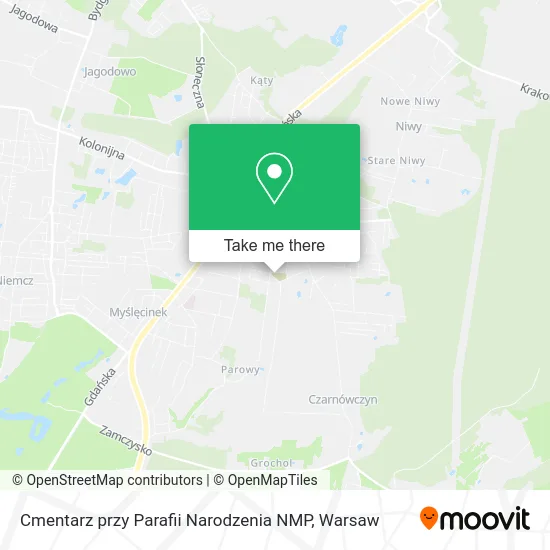 Карта Cmentarz przy Parafii Narodzenia NMP