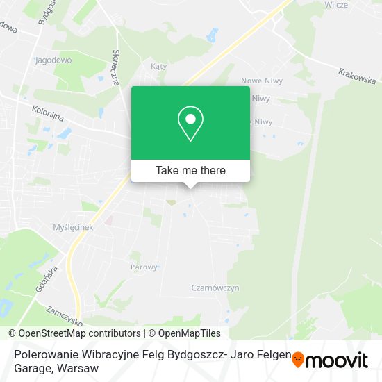 Polerowanie Wibracyjne Felg Bydgoszcz- Jaro Felgen Garage map