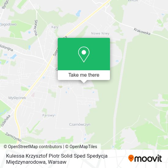 Kulessa Krzysztof Piotr Solid Sped Spedycja Międzynarodowa map