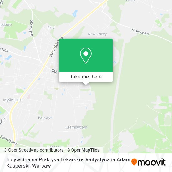 Indywidualna Praktyka Lekarsko-Dentystyczna Adam Kasperski map