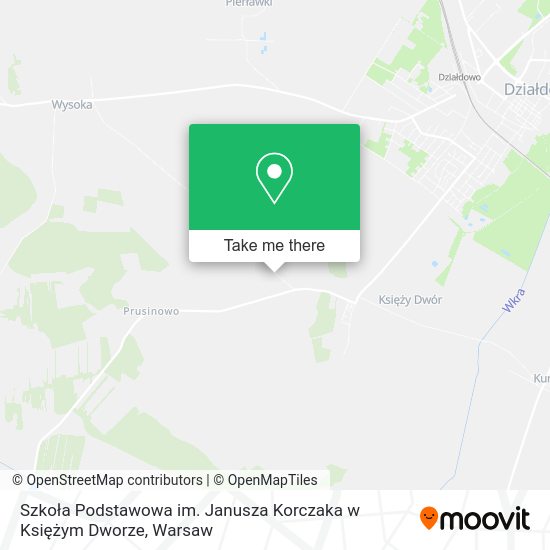 Szkoła Podstawowa im. Janusza Korczaka w Księżym Dworze map