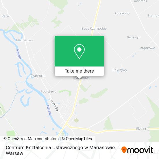 Centrum Ksztalcenia Ustawicznego w Marianowie map