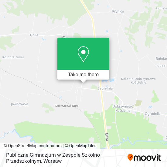 Publiczne Gimnazjum w Zespole Szkolno-Przedszkolnym map