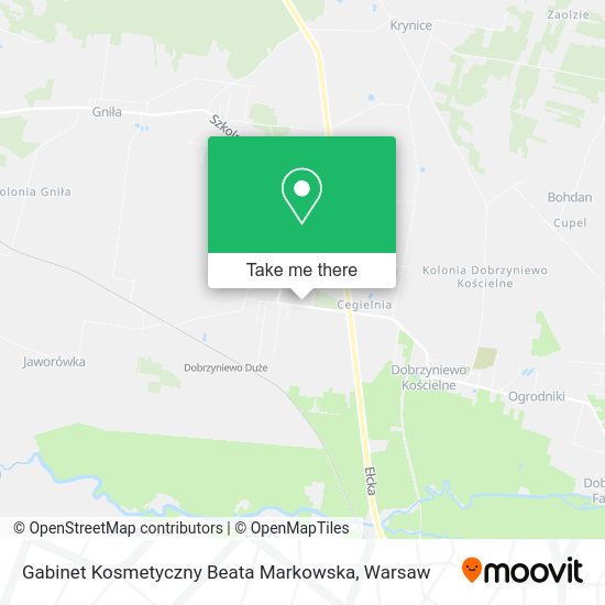 Gabinet Kosmetyczny Beata Markowska map