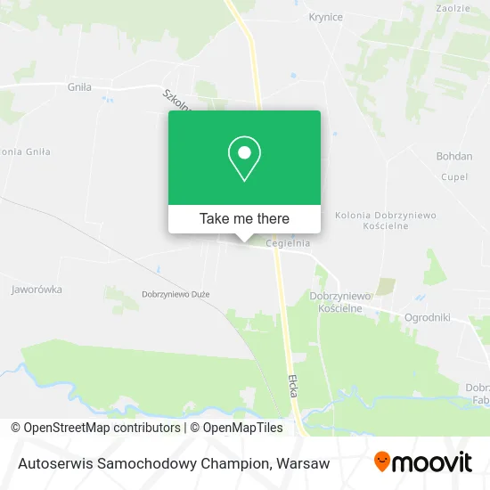 Autoserwis Samochodowy Champion map