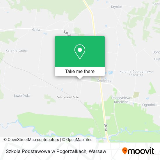 Szkoła Podstawowa w Pogorzalkach map