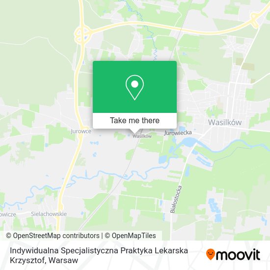 Indywidualna Specjalistyczna Praktyka Lekarska Krzysztof map