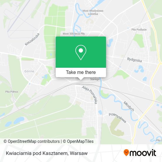 Kwiaciarnia pod Kasztanem map