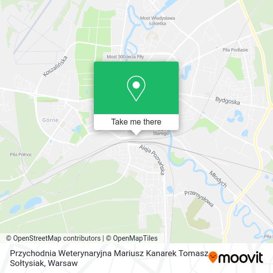 Przychodnia Weterynaryjna Mariusz Kanarek Tomasz Sołtysiak map