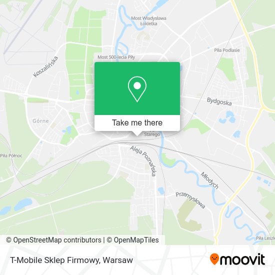 T-Mobile Sklep Firmowy map