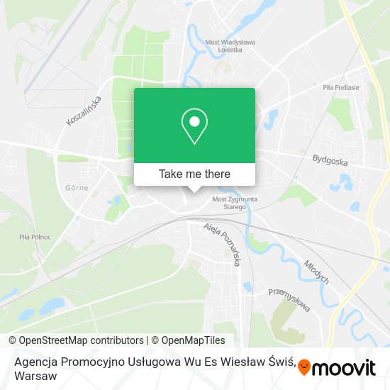 Agencja Promocyjno Usługowa Wu Es Wiesław Świś map