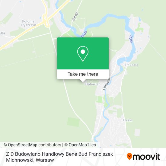 Z D Budowlano Handlowy Bene Bud Franciszek Michnowski map