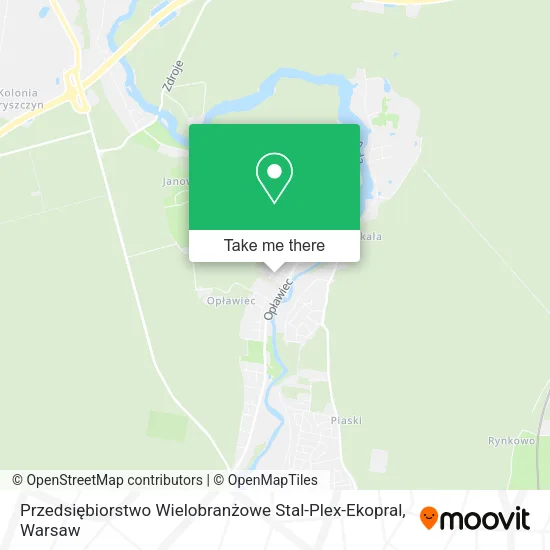 Карта Przedsiębiorstwo Wielobranżowe Stal-Plex-Ekopral