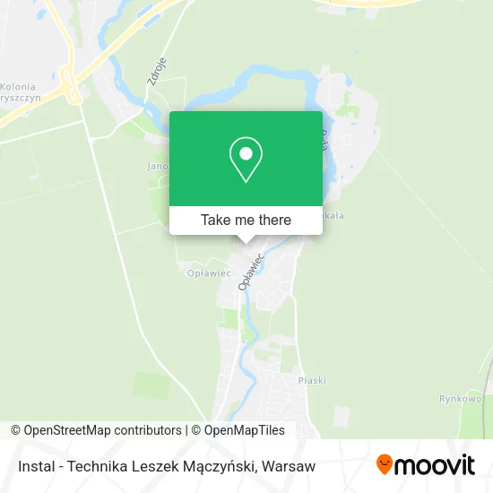 Instal - Technika Leszek Mączyński map