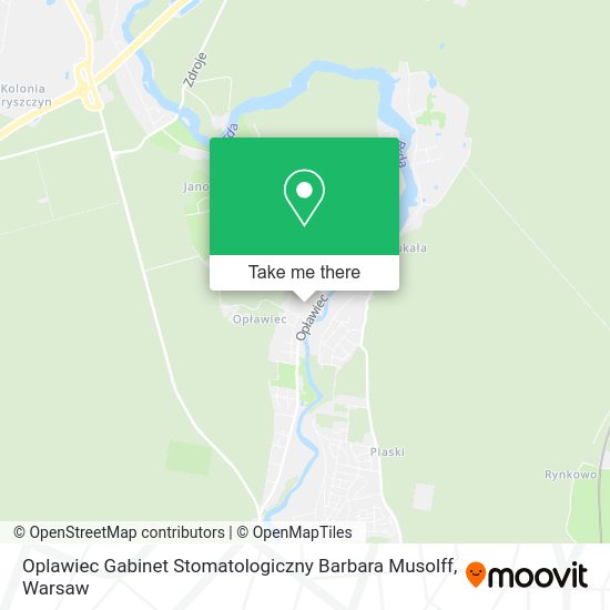 Oplawiec Gabinet Stomatologiczny Barbara Musolff map