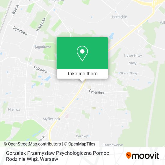 Gorzelak Przemysław Psychologiczna Pomoc Rodzinie Więź map