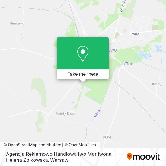 Agencja Reklamowo Handlowa Iwo Mar Iwona Helena Zbikowska map