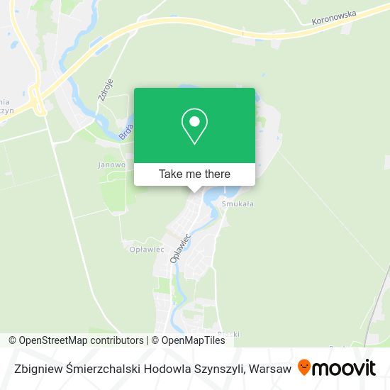 Zbigniew Śmierzchalski Hodowla Szynszyli map