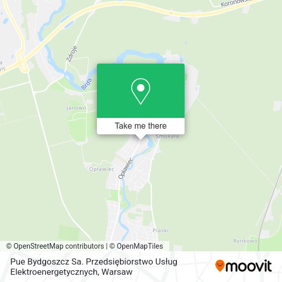 Pue Bydgoszcz Sa. Przedsiębiorstwo Usług Elektroenergetycznych map