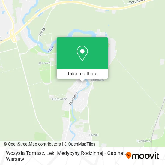 Карта Wczysła Tomasz, Lek. Medycyny Rodzinnej - Gabinet