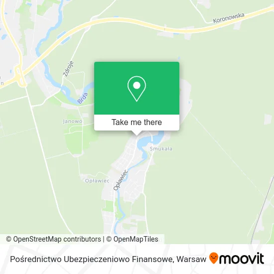 Pośrednictwo Ubezpieczeniowo Finansowe map