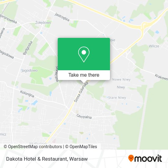 Dakota Hotel & Restaurant map