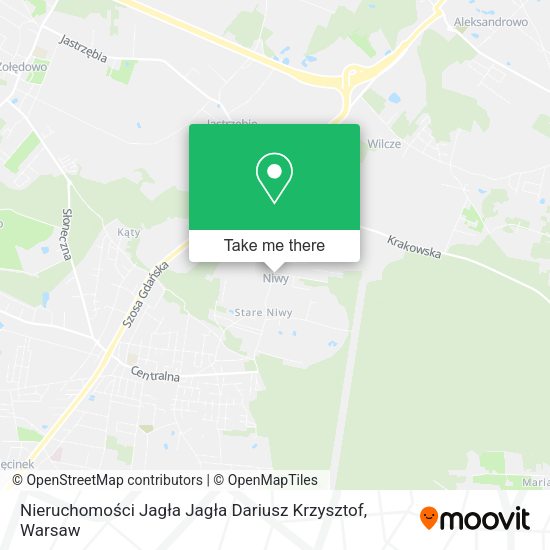 Nieruchomości Jagła Jagła Dariusz Krzysztof map