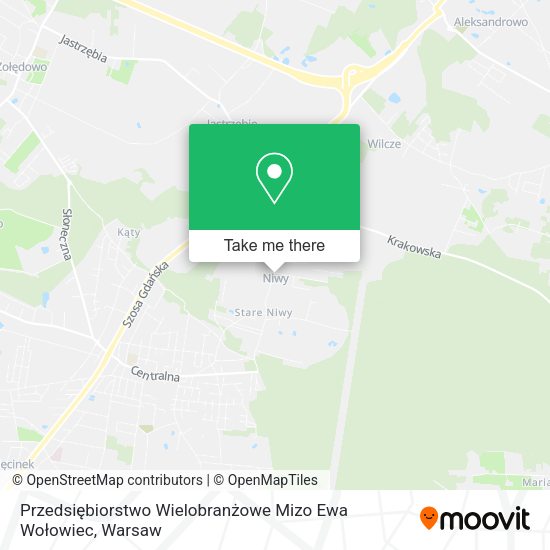 Przedsiębiorstwo Wielobranżowe Mizo Ewa Wołowiec map