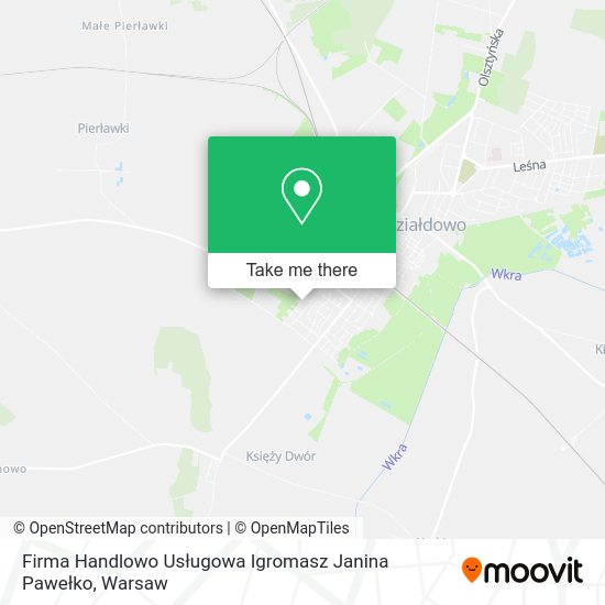 Firma Handlowo Usługowa Igromasz Janina Pawełko map