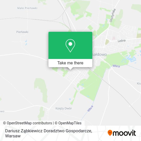 Dariusz Ząbkiewicz Doradztwo Gospodarcze map