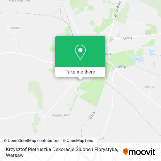 Krzysztof Pietruszka Dekoracje Ślubne i Florystyka map