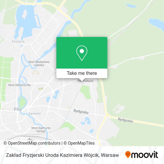 Zakład Fryzjerski Uroda Kazimiera Wójcik map