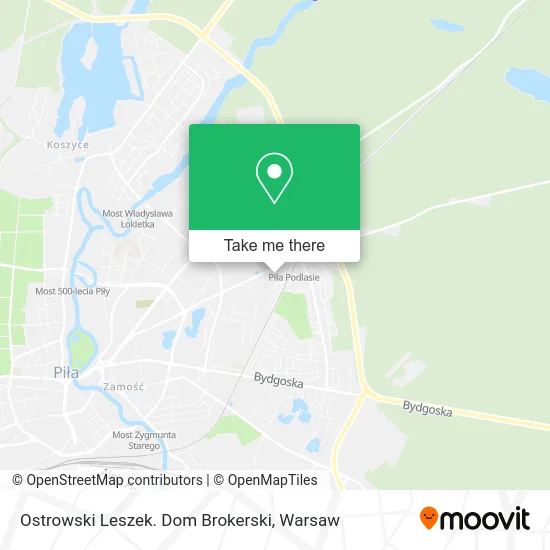 Ostrowski Leszek. Dom Brokerski map