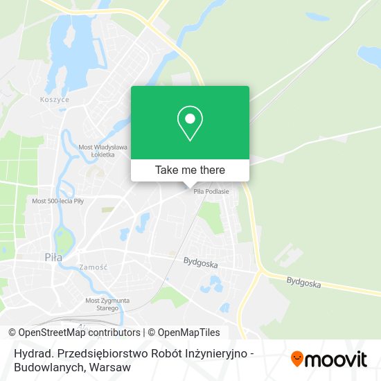 Hydrad. Przedsiębiorstwo Robót Inżynieryjno - Budowlanych map