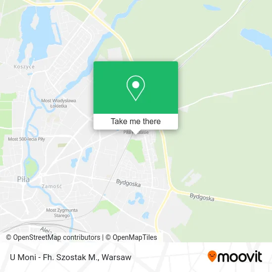 U Moni - Fh. Szostak M. map